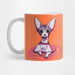 Sphynx Cat in a Blanket Mug